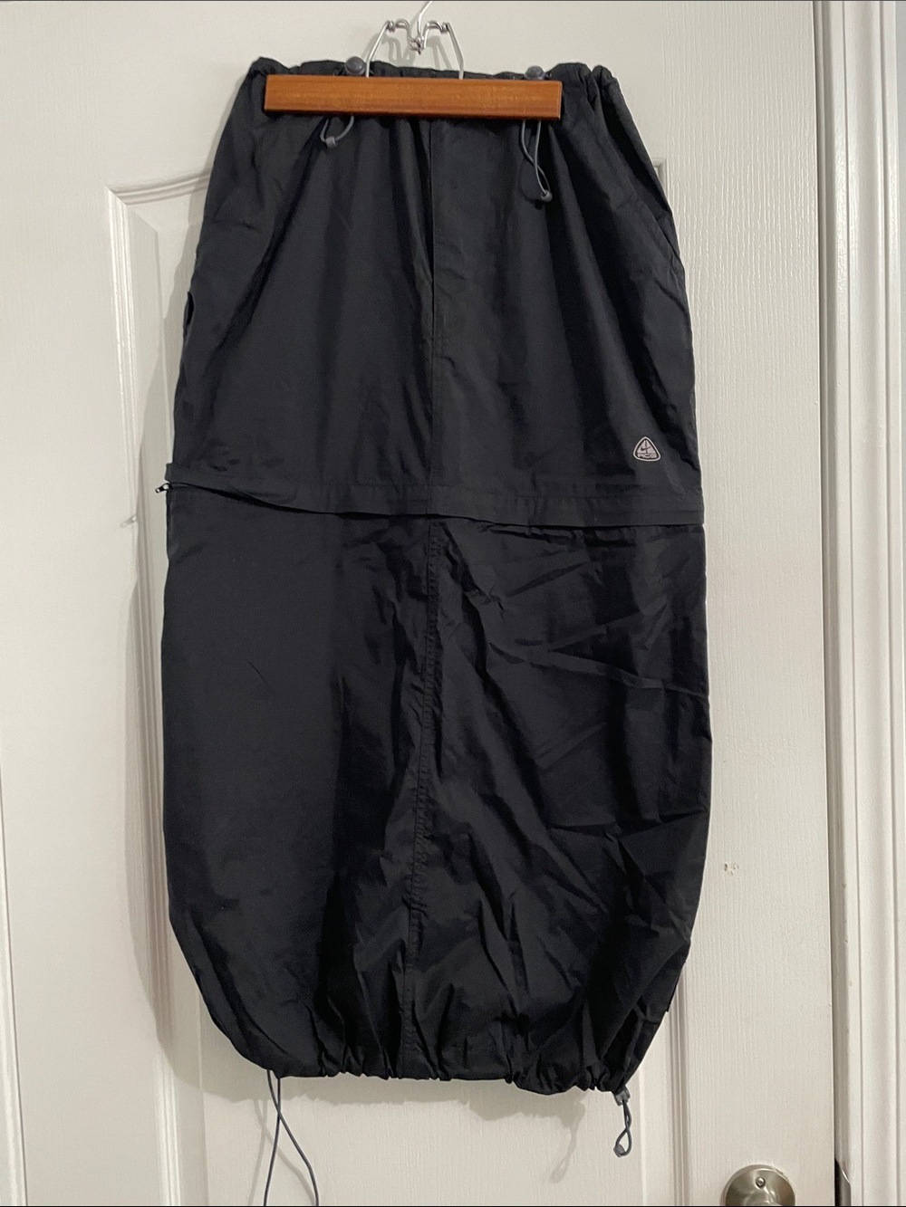 Nike ACG Black Convertible Drawstring Skirt